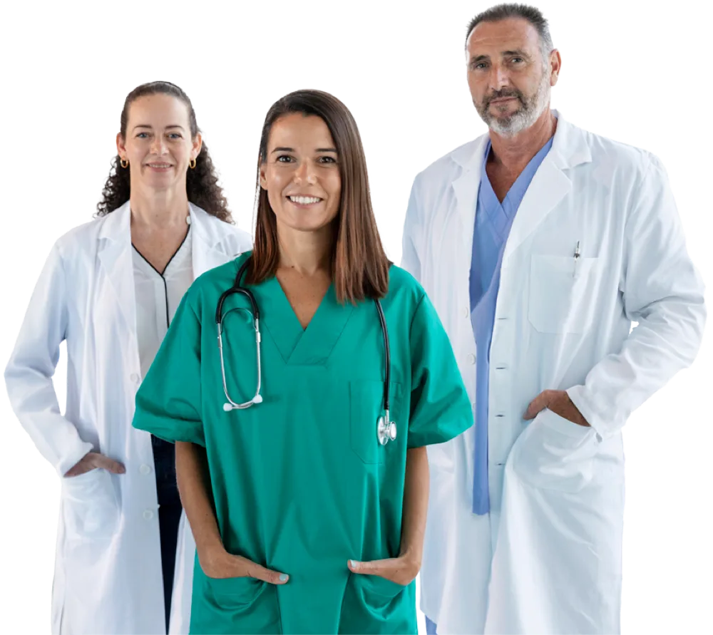 Three American Physiatry clinicians